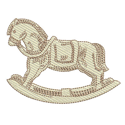Matriz de matriz Matriz De Bordado Cavalo Brinquedos Antigos 2