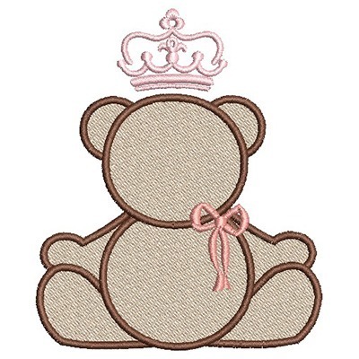 Matriz de matriz Matriz De Bordado Urso Contornado 6