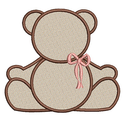 Matriz de matriz Matriz De Bordado Urso Contornado 8
