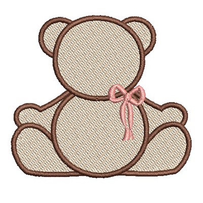 Matriz de matriz Matriz De Bordado Urso Contornado 17