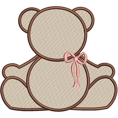 Matriz de matriz Matriz De Bordado Urso Contornado 18