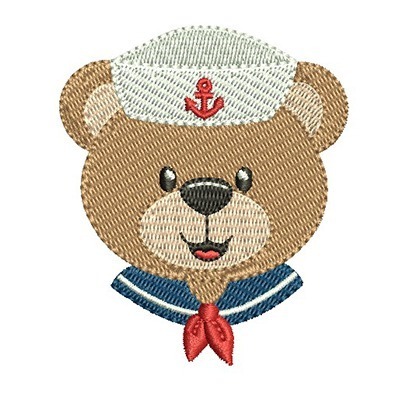 Matriz de matriz Matriz De Bordado Urso Marinheiro 8