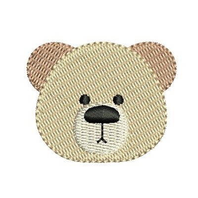Matriz de matriz Matriz De Bordado Urso 4 Cm