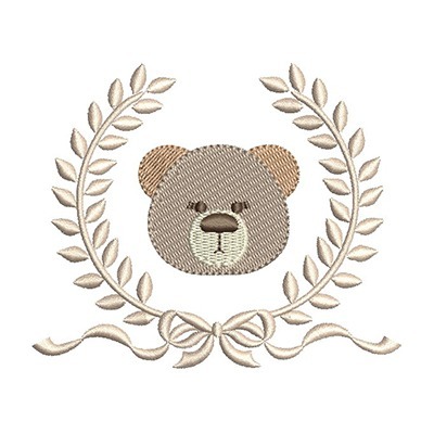 Matriz de matriz Matriz De Bordado Ursa Na Moldura 3