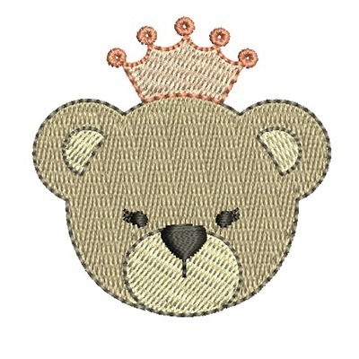 Matriz de matriz Matriz De Bordado Ursa De Coroa 2