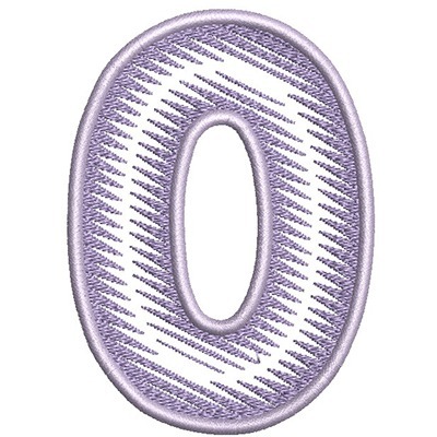 Matriz de matriz Matriz De Bordado Número 0