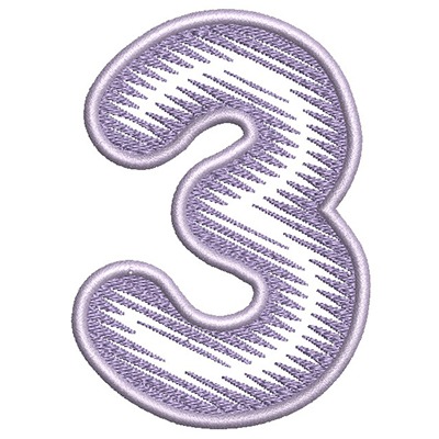 Matriz de matriz Matriz De Bordado Número 3