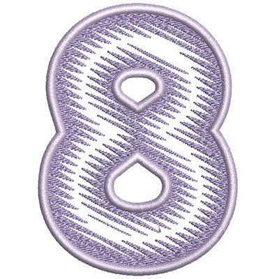 Matriz de matriz Matriz De Bordado Número 8