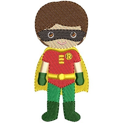 Matriz de matriz Matriz De Bordado Super Herói Cute 8