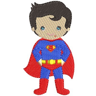Matriz de matriz Matriz De Bordado Super Herói Cute 2