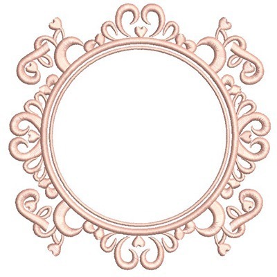 Matriz de matriz Matriz De Bordado Moldura Provençal 188