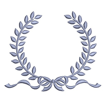 Matriz de matriz Matriz De Bordado Moldura Acácias Com Laço 6