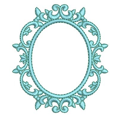 Matriz de matriz Matriz De Bordado Moldura Provençal 196
