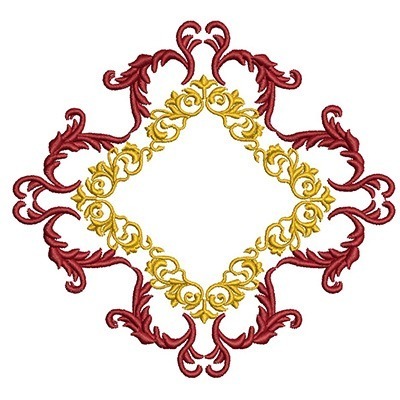 Matriz de matriz Matriz De Bordado Moldura Com Espaço De 6 Cm