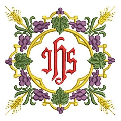 Matriz de matriz Matriz De Bordado Jhs Trigos E Uvas 2