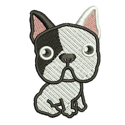 Matriz de matriz Matriz De Bordado Buldogue Francês 3
