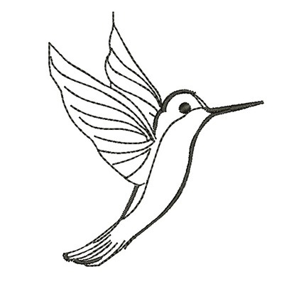 Matriz de matriz Matriz De Bordado Beija Flor 4