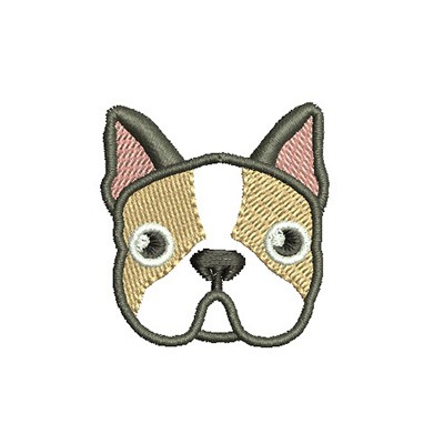 Matriz de matriz Matriz De Bordado Buldogue Francês 13