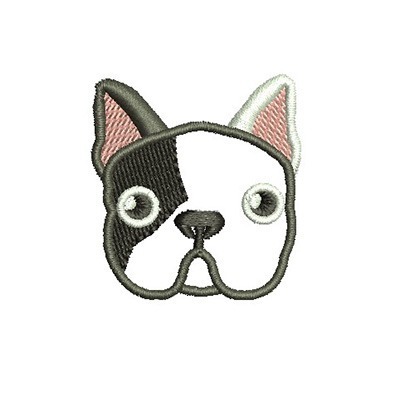 Matriz de matriz Matriz De Bordado Buldogue Francês 16