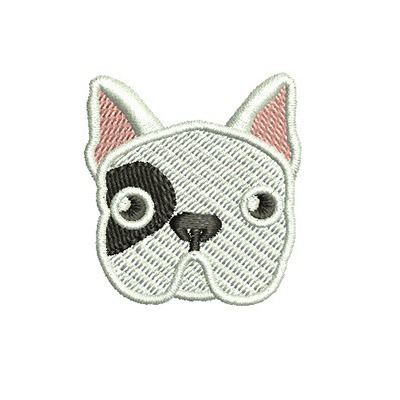 Matriz de matriz Matriz De Bordado Buldogue Francês 17