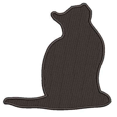 Matriz de matriz Matriz De Bordado Sombra Do Gato