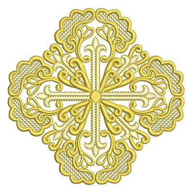 Matriz de matriz Matriz De Bordado Cruz Decorada 78