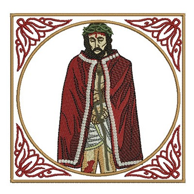 Matriz de matriz Matriz De Bordado Conjunto De Alfaias Senhor Bom Jesus 135