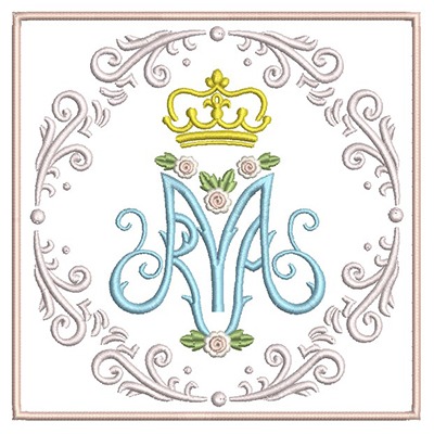 Matriz de matriz Matriz De Bordado Conjunto De Alfaias Mariana 166