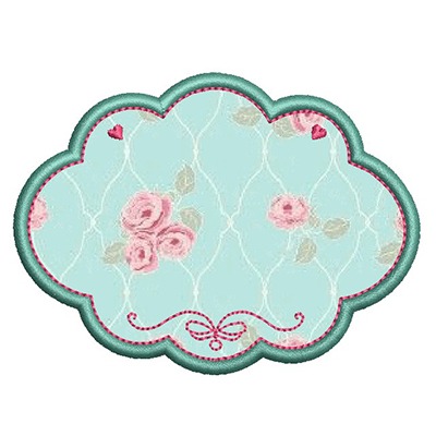 Matriz de matriz Matriz De Bordado Moldura Aplicada 43
