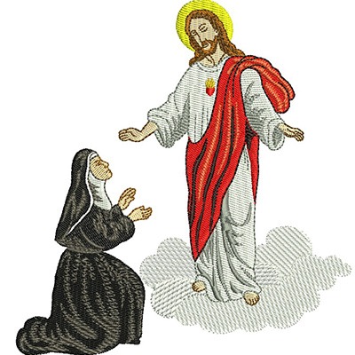 Matriz de matriz Matriz De Bordado Jesus E Margarida Maria 4