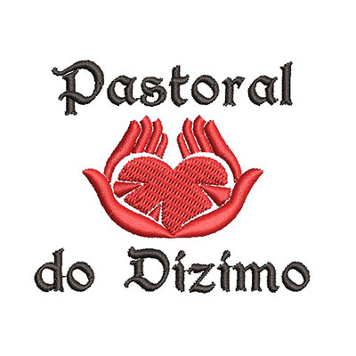 Matriz de matriz Matriz De Bordado Ministry Of Tithe 7 Cm