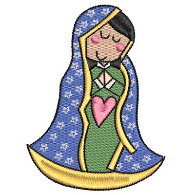 Matriz de matriz Matriz De Bordado Nossa Senhora 8