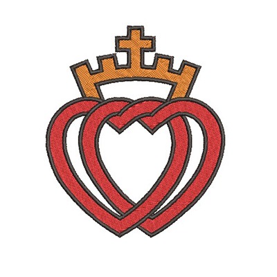 Matriz de matriz Matriz De Bordado Sagrado Coração 7