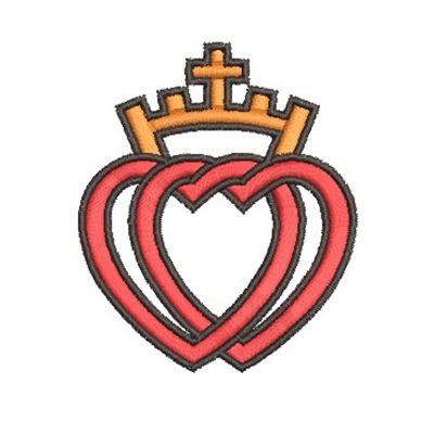 Matriz de matriz Matriz De Bordado Sagrado Coração 8