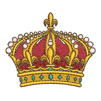 Matriz de matriz Matriz De Bordado Coroa Portuguesa