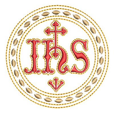 Matriz de matriz Matriz De Bordado Medalha Ihs 3