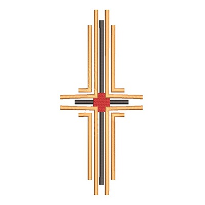 Matriz de matriz Matriz De Bordado Cruz 26 Cm