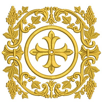 Matriz de matriz Matriz De Bordado Cruz Decorada 91