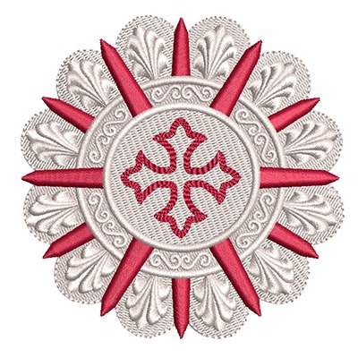 Matriz de matriz Matriz De Bordado Cruz Decorada 102
