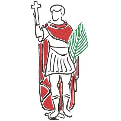 Matriz de matriz Matriz De Bordado Santo Expedito 2