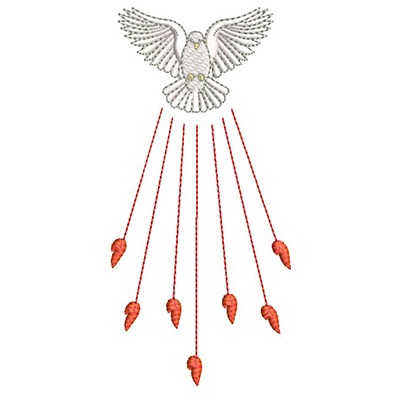 Matriz de matriz Matriz De Bordado Pentecostes 2