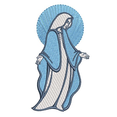 Matriz de matriz Matriz De Bordado Virgem Maria 3