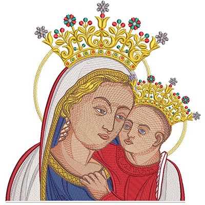 Matriz de matriz Matriz De Bordado Nossa Senhora Do Bom Conselho