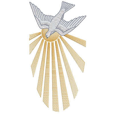 Matriz de matriz Matriz De Bordado Pentecostes 25 Cm