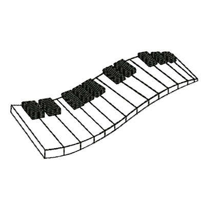 Matriz de matriz Matriz De Bordado Teclado 2