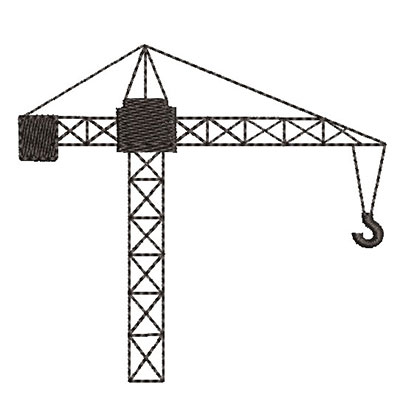 Matriz de matriz Matriz De Bordado Guindaste