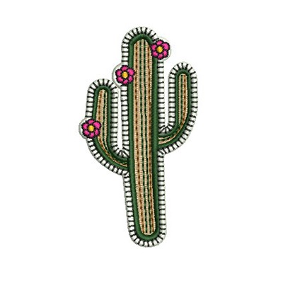 Matriz de matriz Matriz De Bordado Cactus Patch
