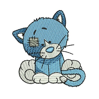 Matriz de matriz Matriz De Bordado Gatinho Bebê