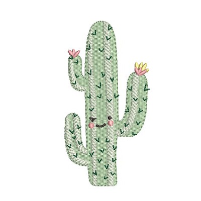 Matriz de matriz Matriz De Bordado Cactus Cute