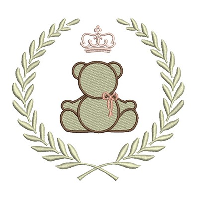 Matriz de matriz Matriz De Bordado Ursa Na Moldura 13 Cm